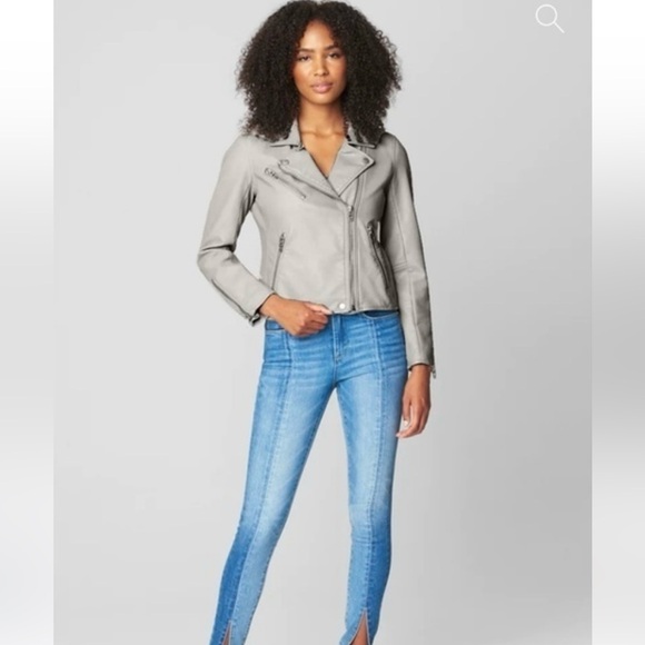 NEW Blank NYC On The Rocks Moto Jacket Faux Leather Size Medium - Picture 1 of 13